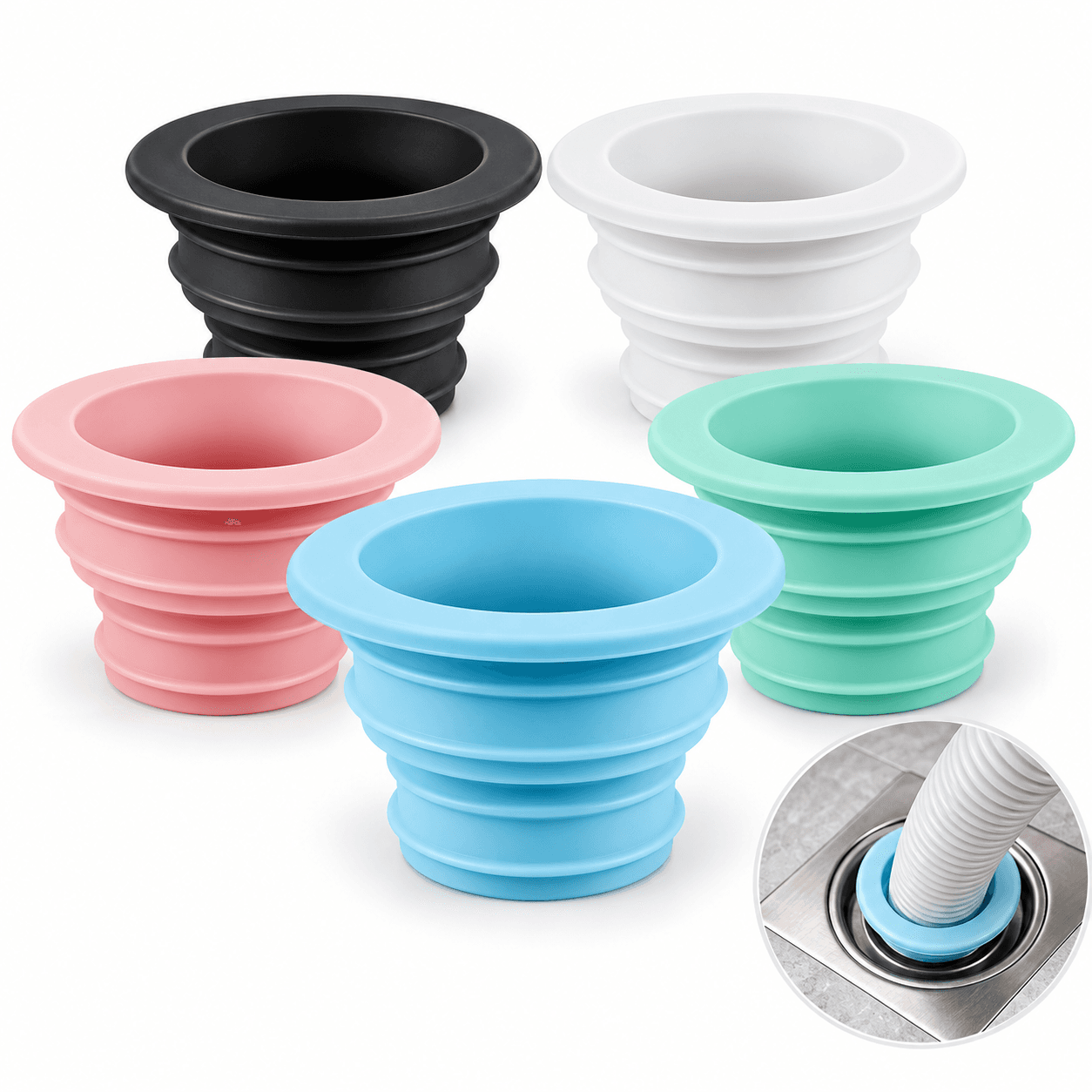 Drain Pipe Gutter Seal Ring – Leak & Odor Guard